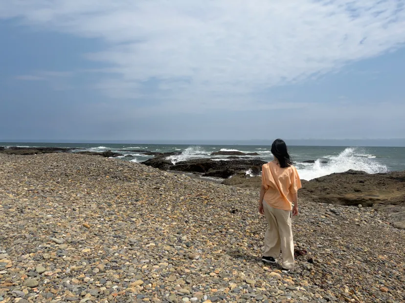 ノアで大洗の海へドライブ