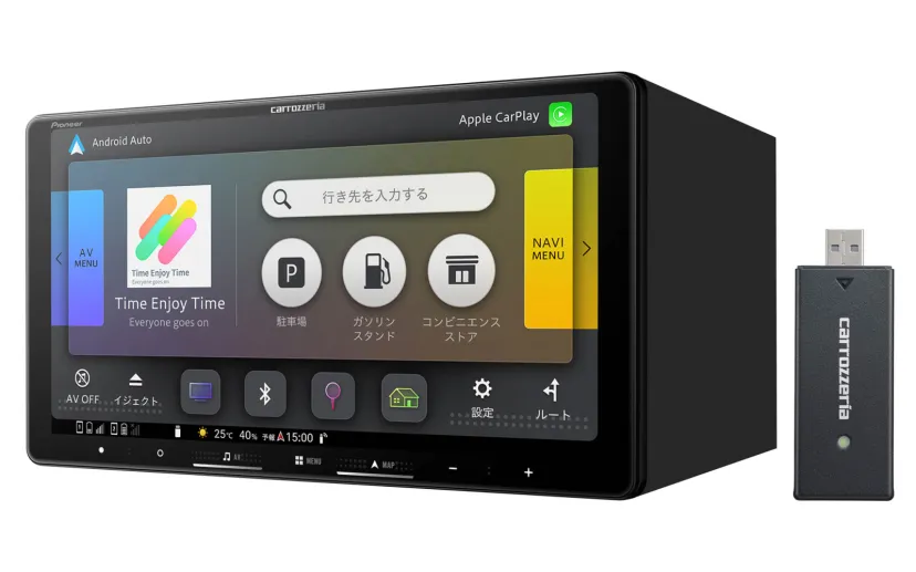 パイオニア、カロッツェリア「楽ナビ」13機種 オンライン機能やApple CarPlay/Android Autoにも対応