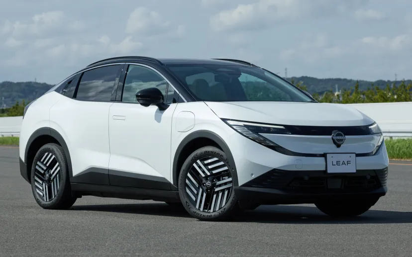 日産の新型「リーフ」、新車装着タイヤにダンロップの低電費性能タイヤ「e.スポーツマックス」採用