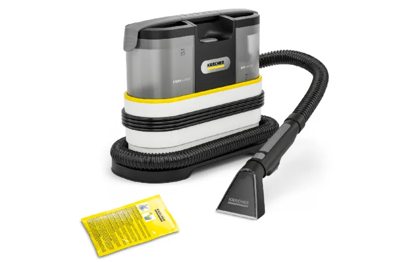 ケルヒャー、愛車のシートや自宅のソファを洗浄できる家庭用カーペットリンスクリーナーのコンパクトモデル「SE 2」