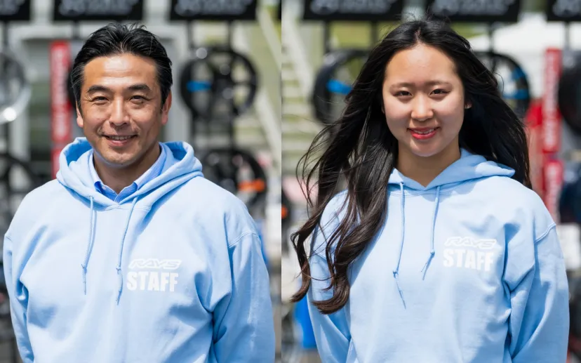 レイズ、元ウィリアムズF1メカニックの白幡勝広氏とレーシングドライバー松井沙麗選手をアンバサダーに起用