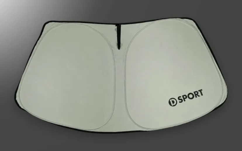 D-SPORT、コペン（L880K・LA400K/A）専用「サンシェード」 ハイカーブ形状のフロントガラスにフィット