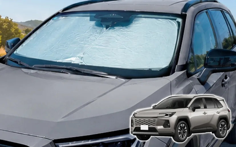 クラフトワークス、トヨタ新型「RAV4（60系）」専用設計「フロントサンシェード」 4層構造で熱や紫外線をカット
