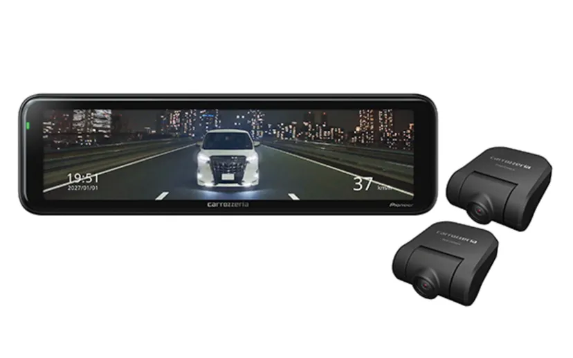 パイオニア、純正ミラー交換タイプなどデジタルミラー型ドライブレコーダー新製品3機種