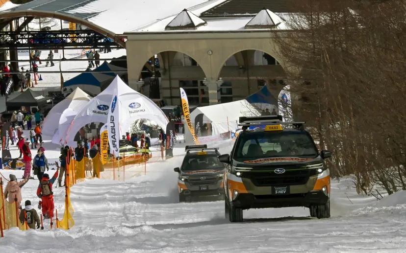 スバルの「ゲレタク」、2026年は群馬で初開催 パルコール嬬恋リゾートのゲレンデを「フォレスター S:HEV」が走った!!