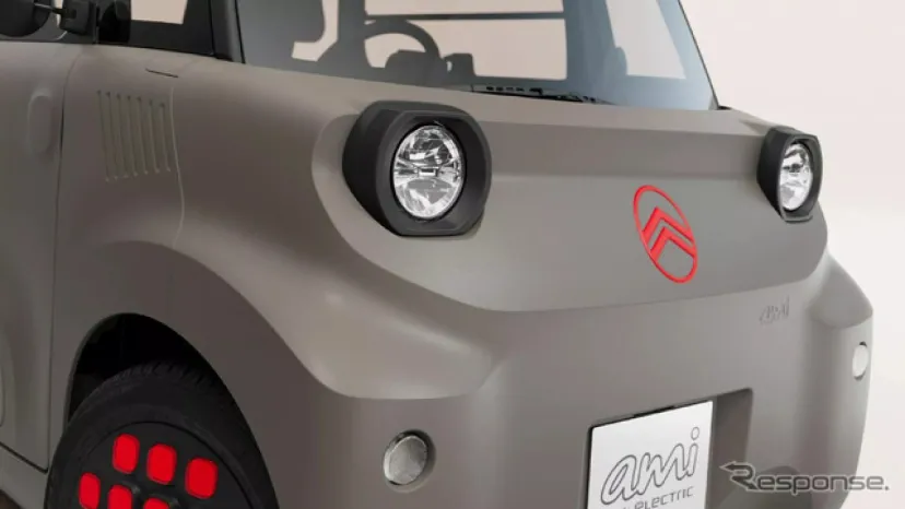 シトロエンの超小型EV『アミ』がマイチェン、表情豊かな新デザインに