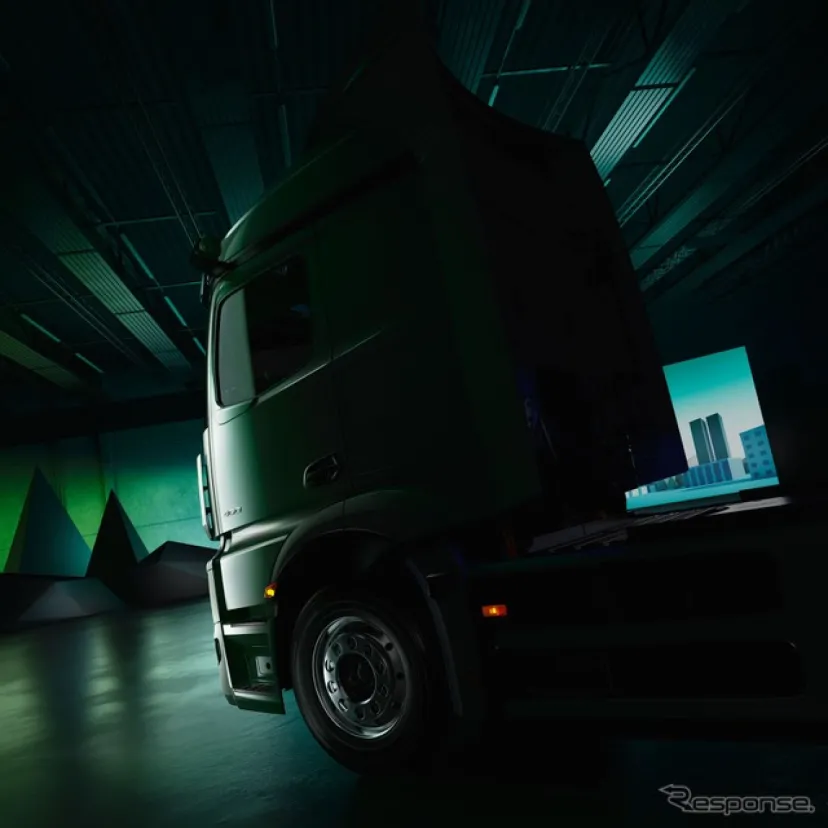 メルセデスベンツ、新型EVトラック『eActros』に派生モデル…9月30日発表へ