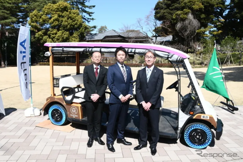 ブリヂストン『AirFree』東京都内初実証、杉並区のグリーンスローモビリティで見えた実力