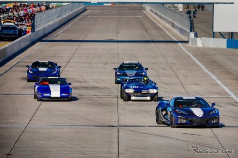 シボレー、2027年型コルベット グランドスポーツを米セブリングで発表…伝説のレーシング血統を継承