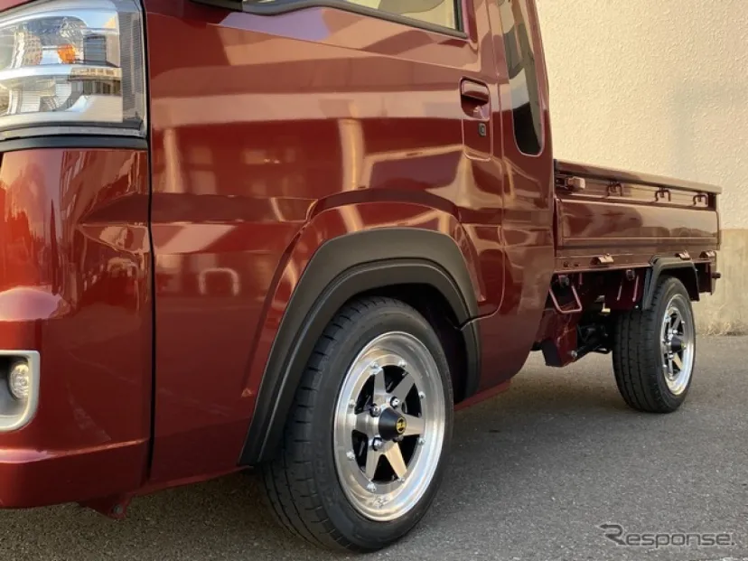 シボ黒・塗装済みのワイドフェンダー、『ハイゼットトラック/ジャンボ』専用「タイプ2」発売