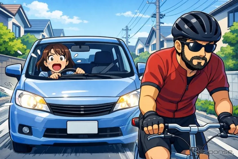 知っておこう！ 自転車追い抜きルール改正、距離と減速が義務化…道交法第18条第3項