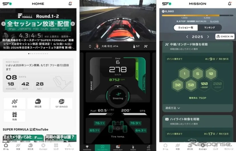 スーパーフォーミュラ公式アプリ『SFgo』開発、パーソルクロステクノロジーとJRPがパートナーシップ締結