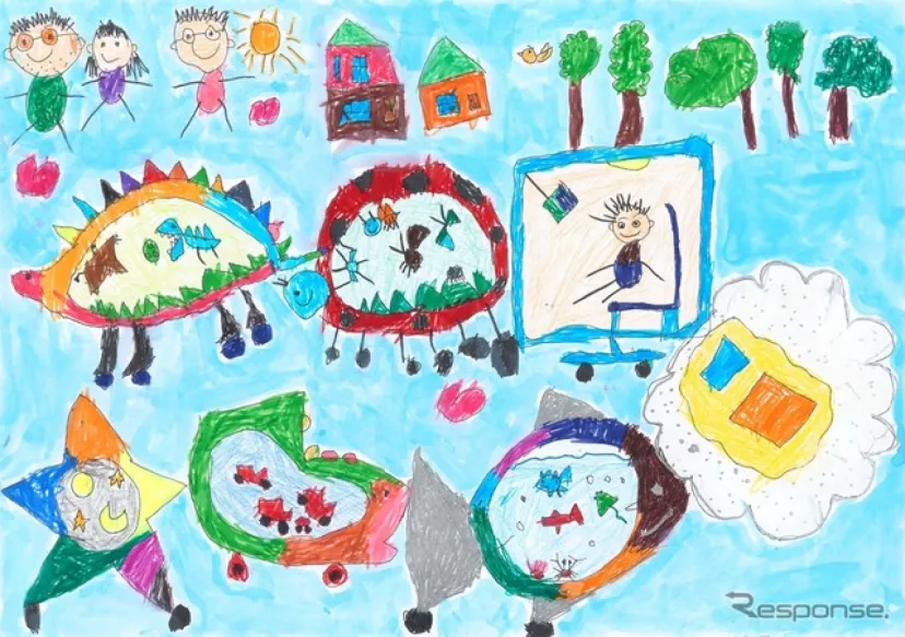 トヨタ「夢のクルマアートコンテスト」、第19回日本コンテスト入賞作品発表