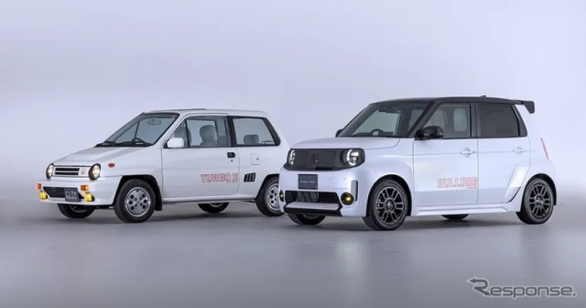 ホンダの新型EV「Super-ONE」用純正アクセサリー、「ブルドッグ スタイル」公開…名車シティ・ターボIIをオマージュ