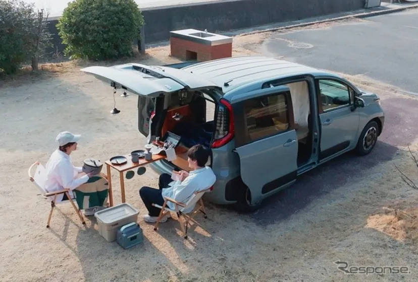 『シエンタ』専用車中泊キット、トヨタカローラ博多13店舗で取り扱い開始へ…九州初