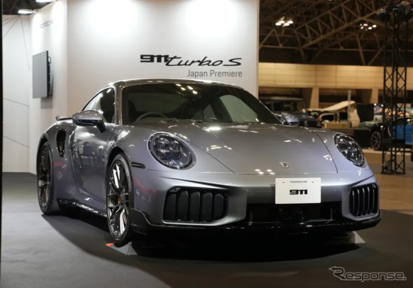 ポルシェ『911ターボS』新型が日本初公開、史上最強の711psツインターボハイブリッド搭載、3635万円から