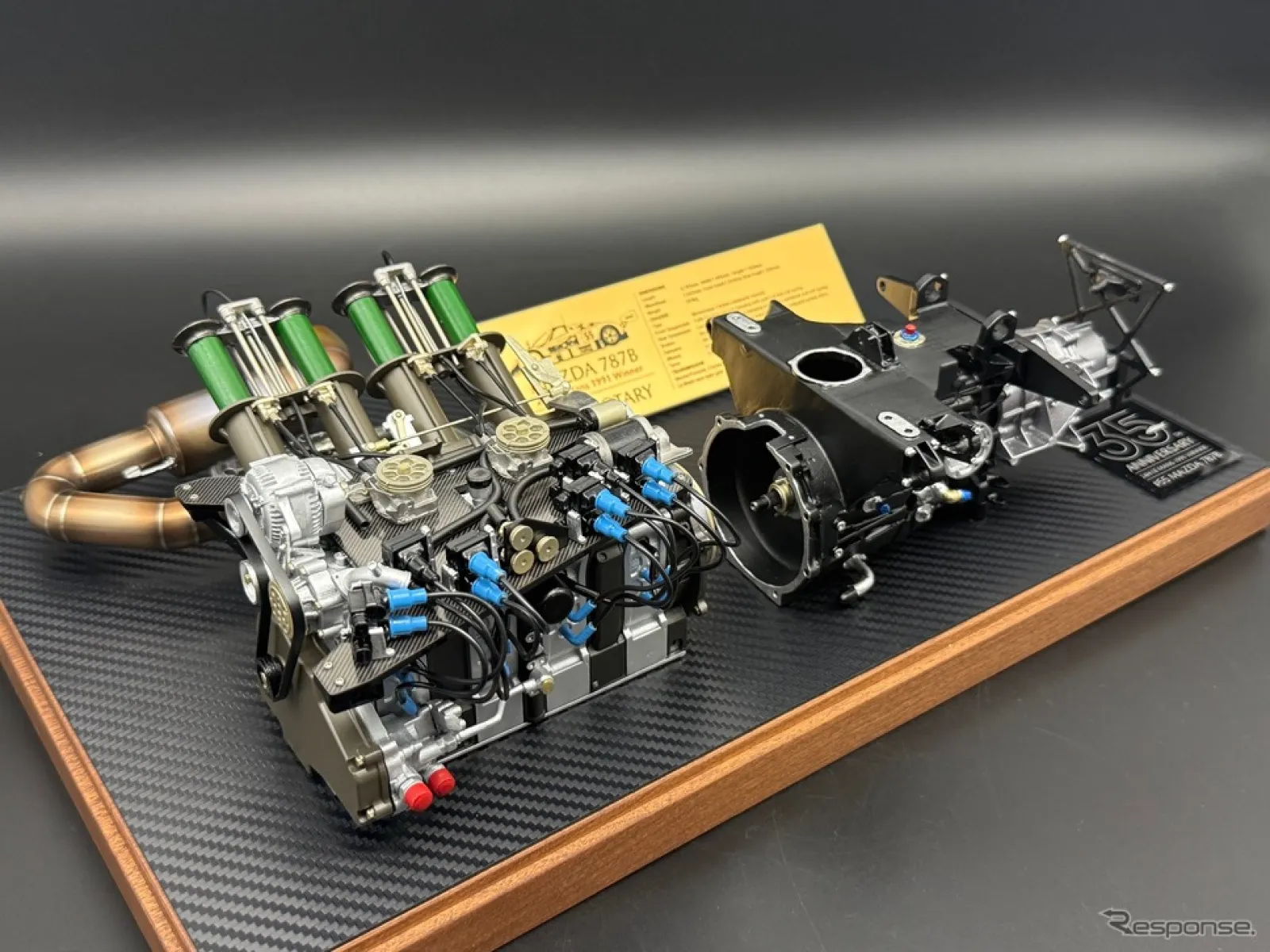 マツダ787Bのロータリー「R26B」を1/6スケールで再現、「ルマン優勝35
