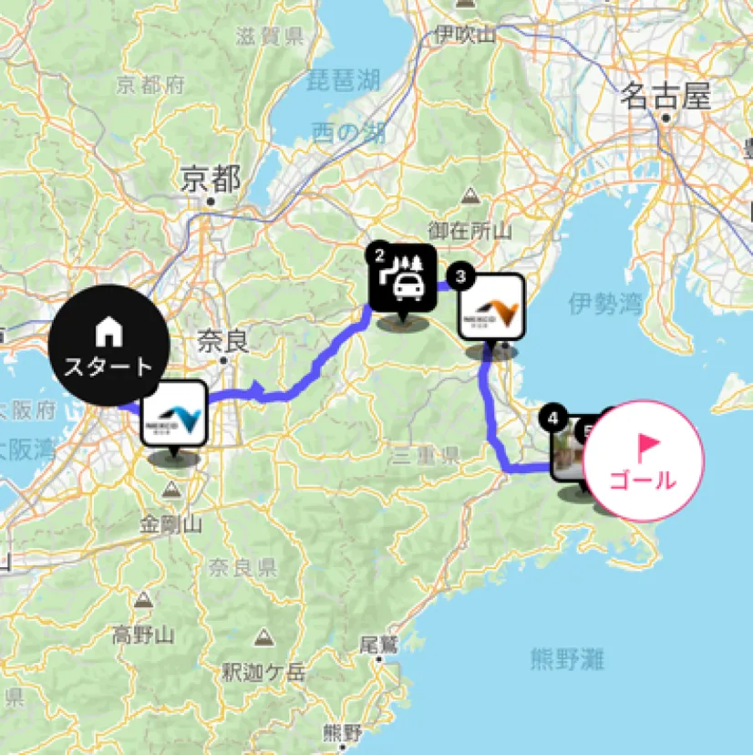 イセシマスター車中泊旅行　1日目