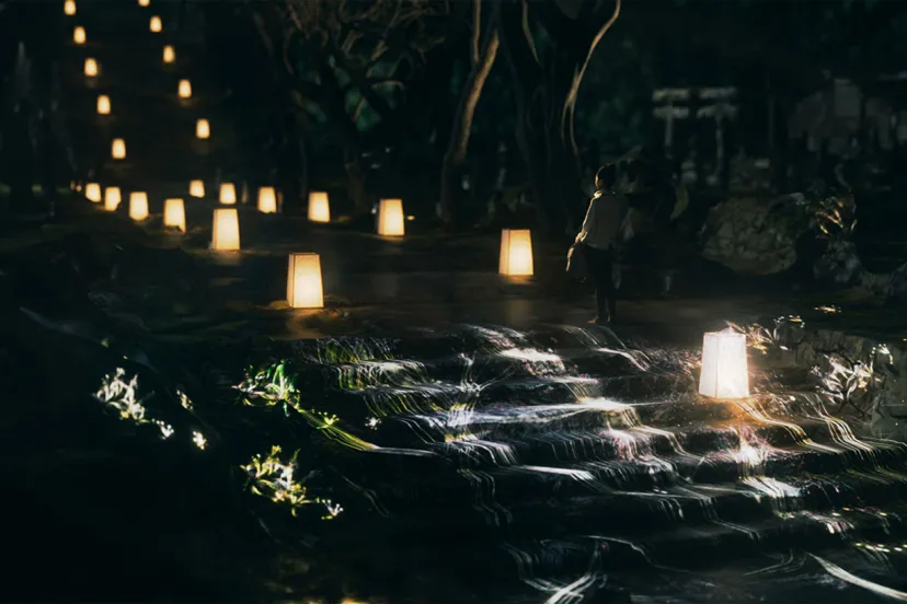高知の名刹・竹林寺にて、音と光のインスタレーション『星音夜～1300年の時を経て 今 響きあう～』開催
