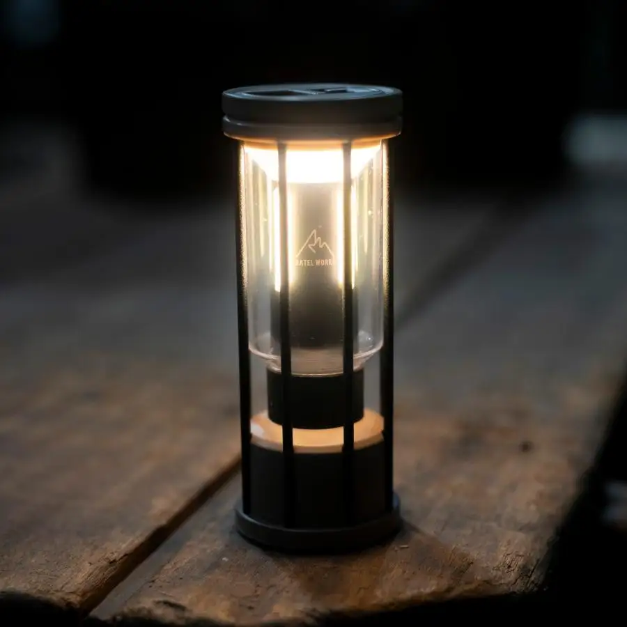 【ギア紹介】アウトドアと日常をつなぐLEDランタン「VINT」登場。RATELWORKSが提案する“ランタンらしくないランタン”