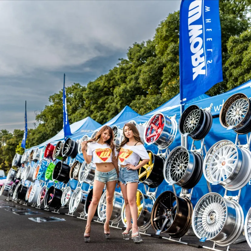 【茨城県】WORKファン必⾒！ユーザーミーティング「Hotsprings 8th」開催。愛⾞披露やホイール選びを楽しもう