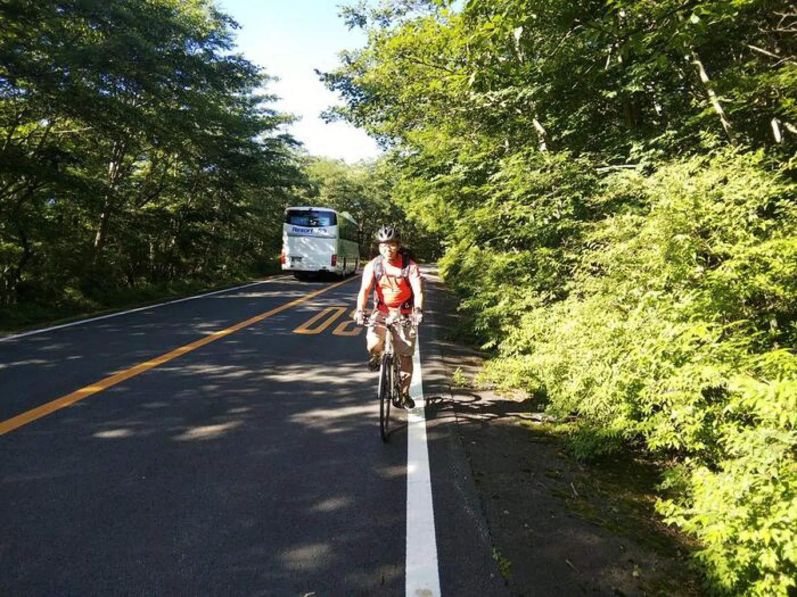 マイカー規制中道路