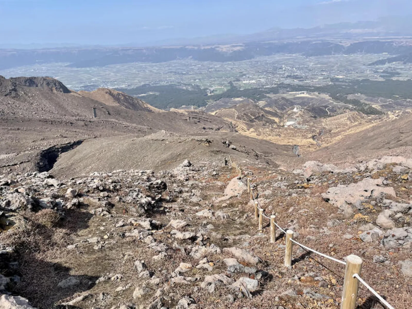 阿蘇山　すずめ岩迂回ルート