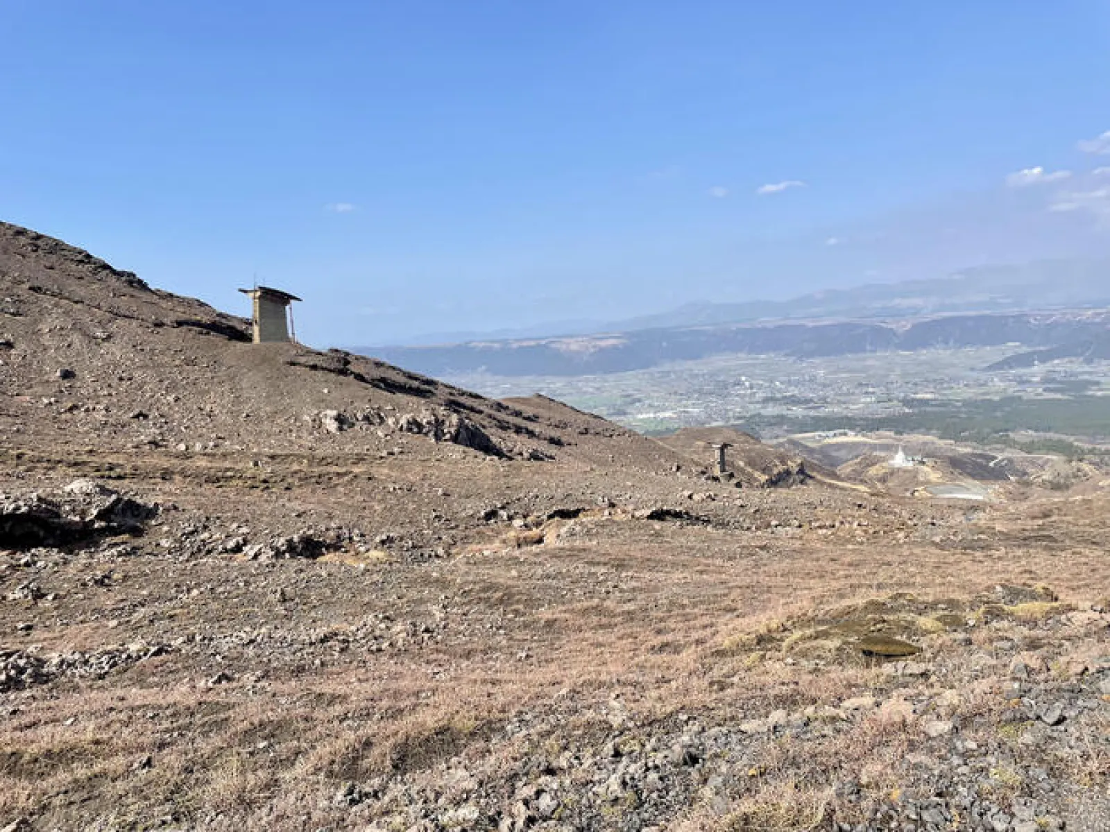 阿蘇山　登山道