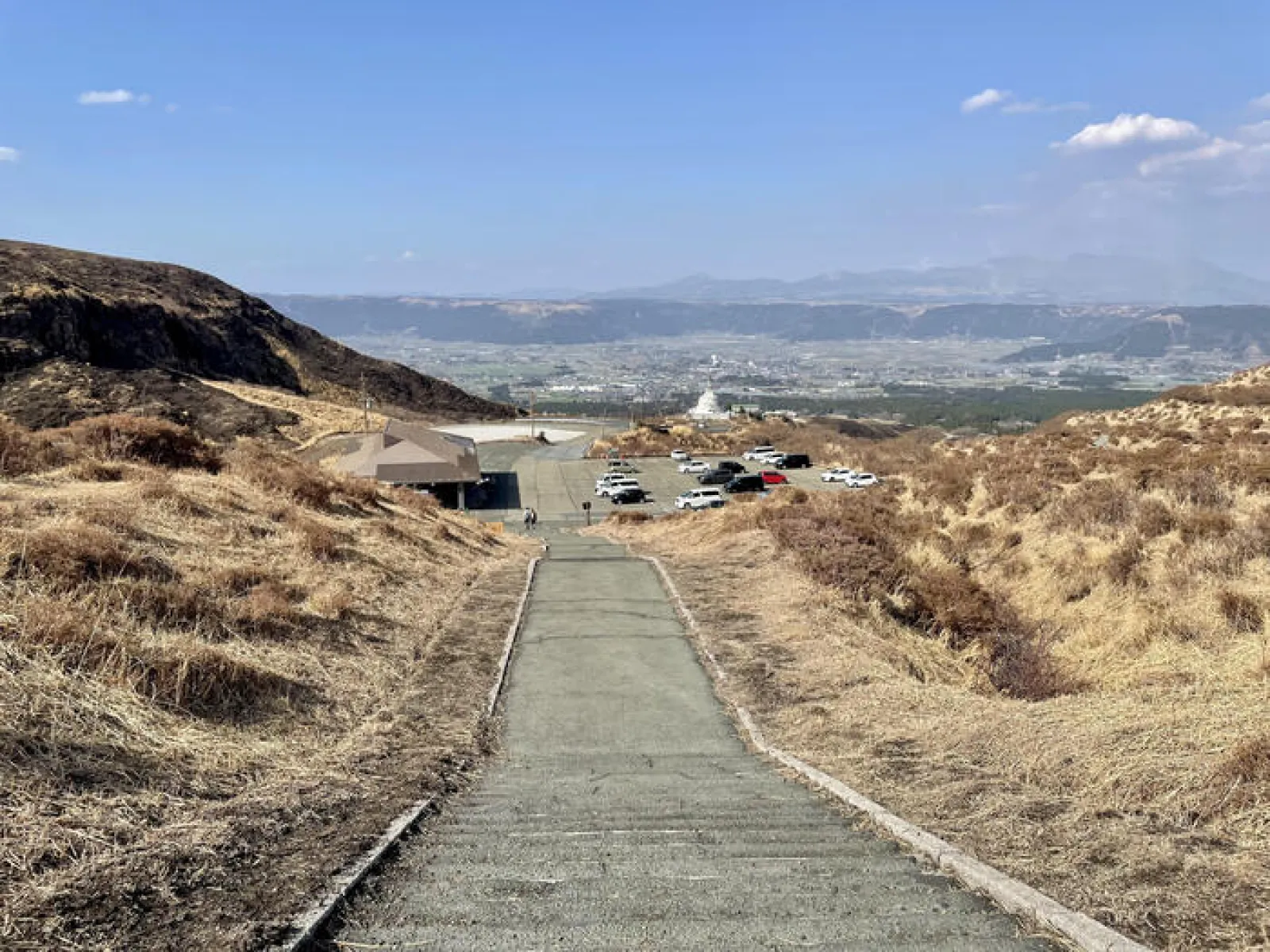 阿蘇山　仙酔峡駐車場
