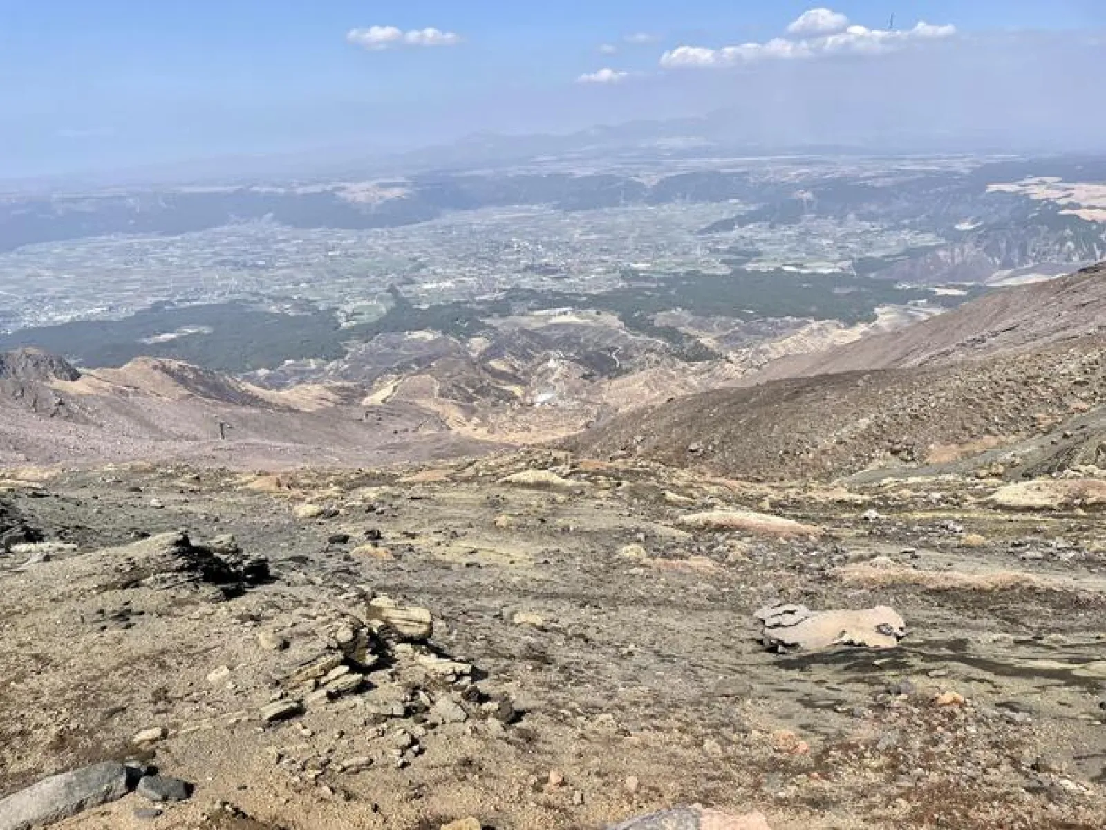 阿蘇山　すずめ岩迂回ルート