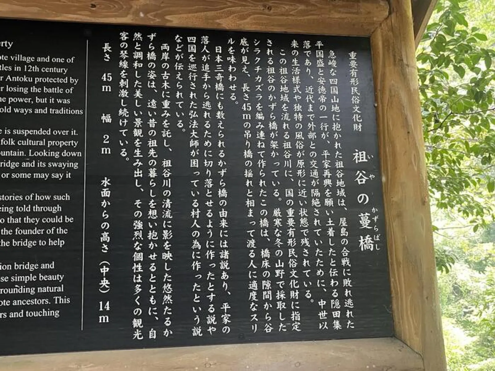 祖谷のかずら橋