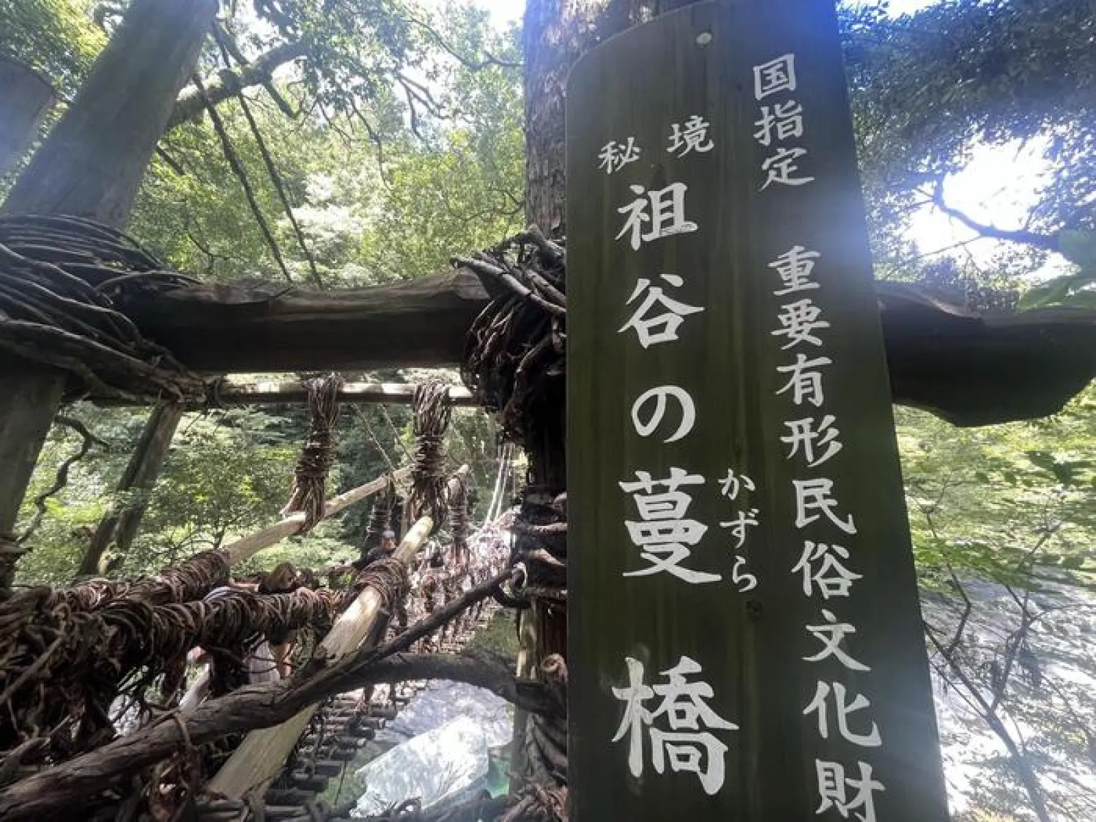 祖谷のかずら橋