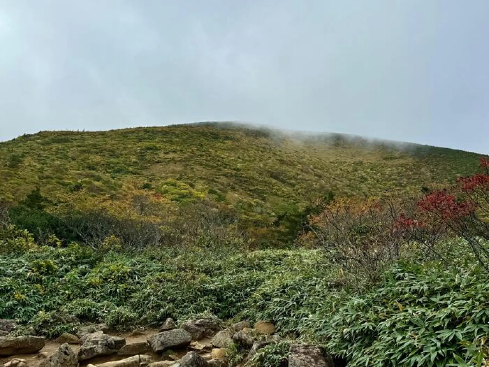 安達太良山　登山道