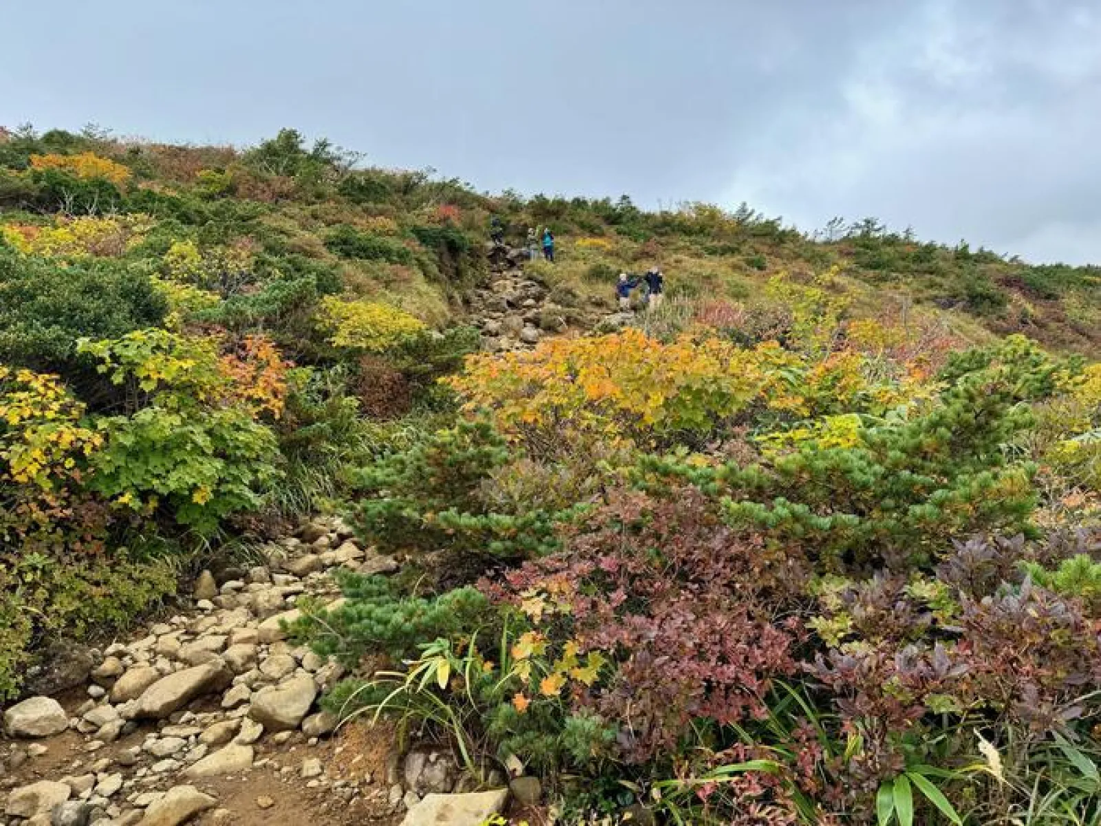 安達太良山　登山道