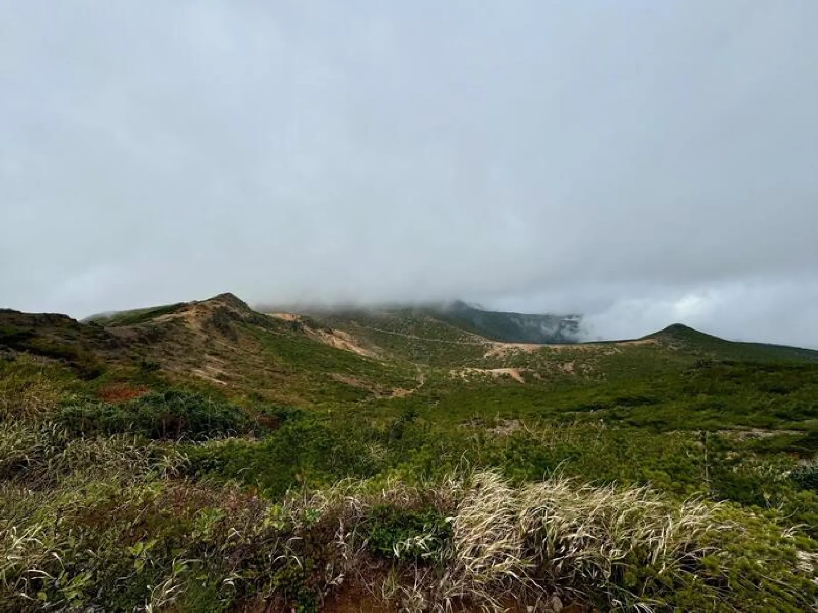 安達太良山　登山道