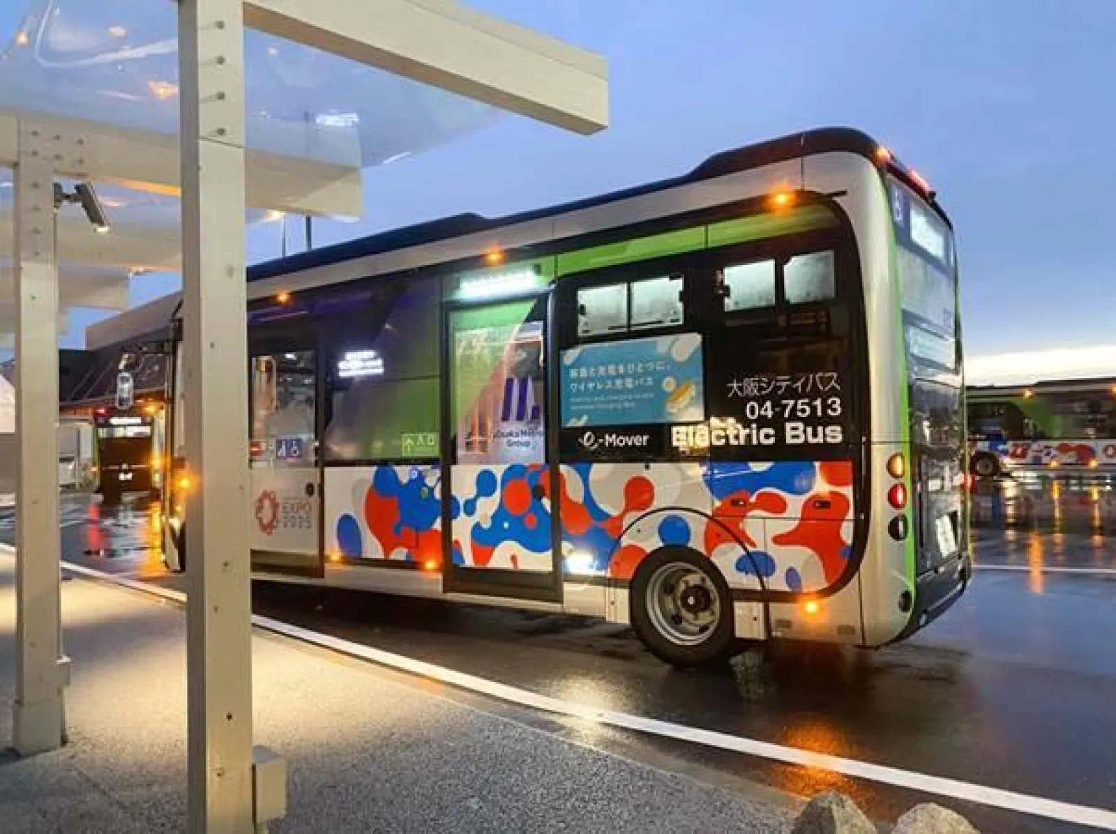 大阪・関西万博　EVバス