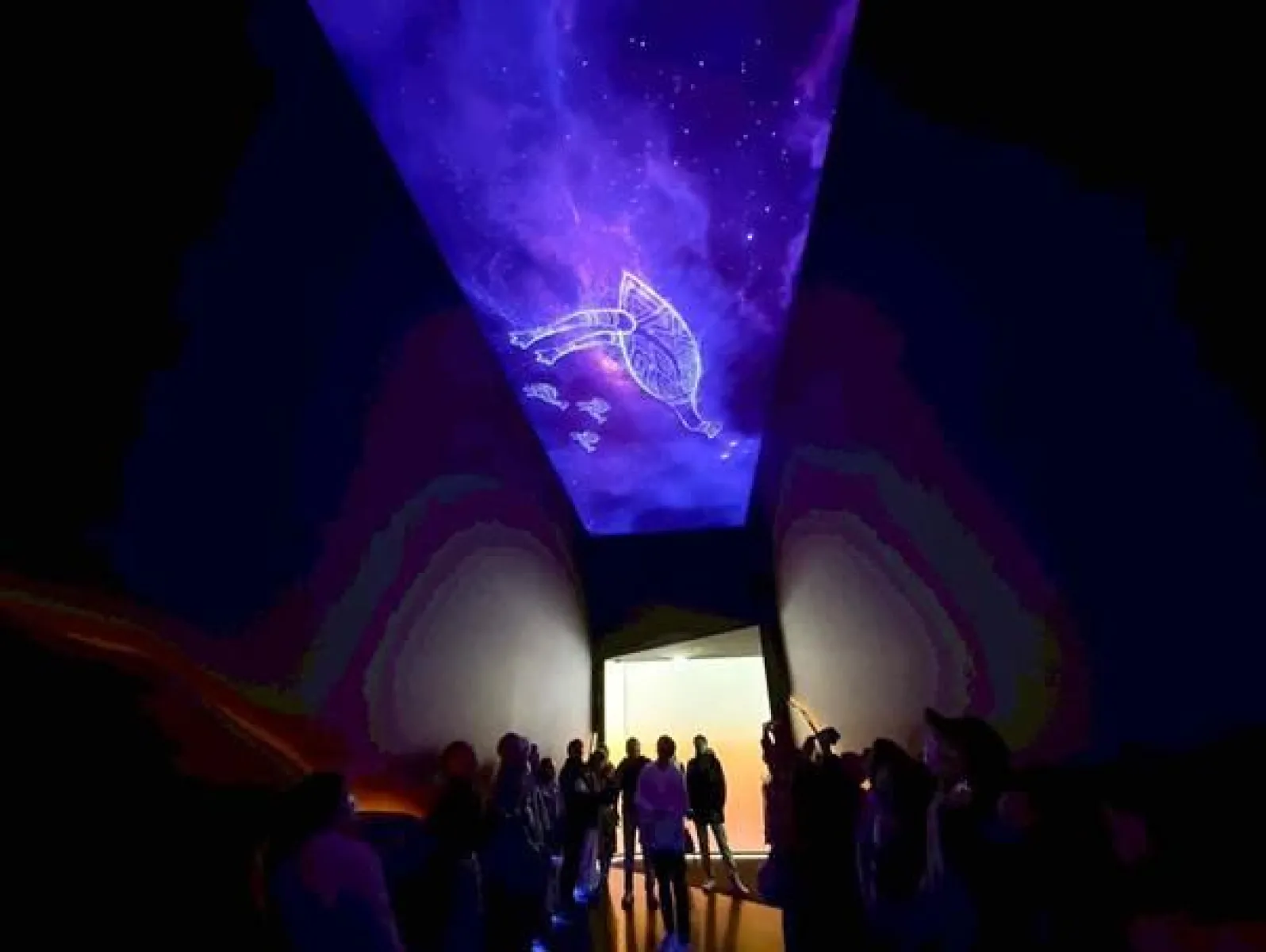 大阪・関西万博　オーストラリアパビリオン　夜空の展示