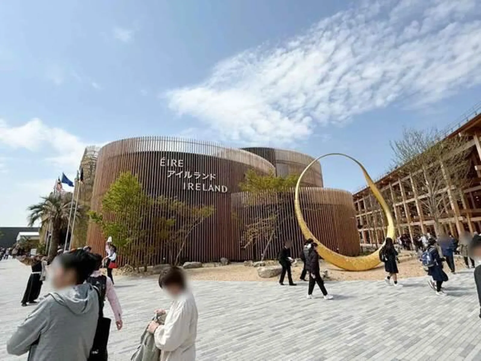 大阪・関西万博　アイルランドパビリオンの外観