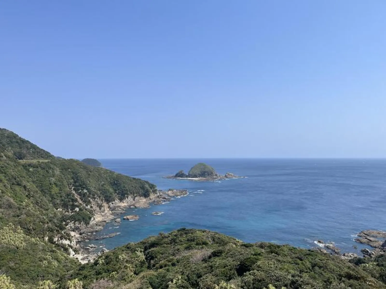 佐多岬展望台からの景色