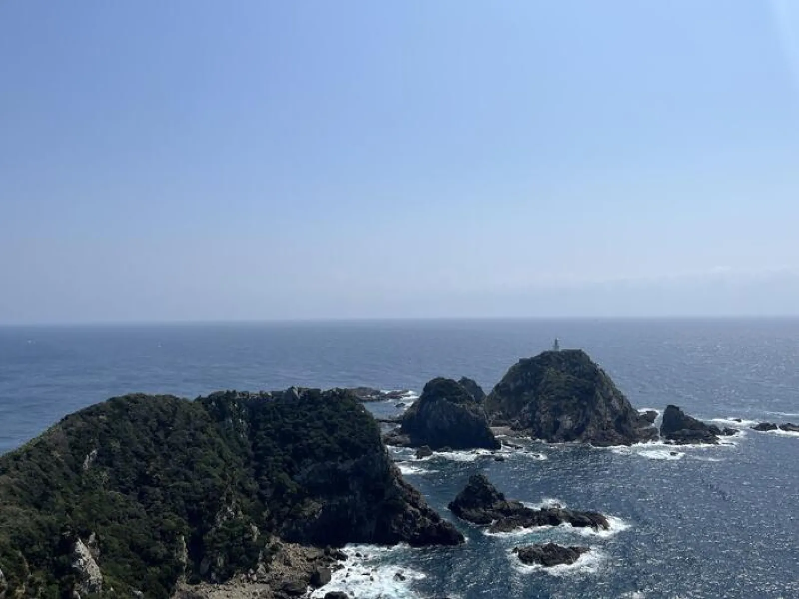 佐多岬展望台からの景色
