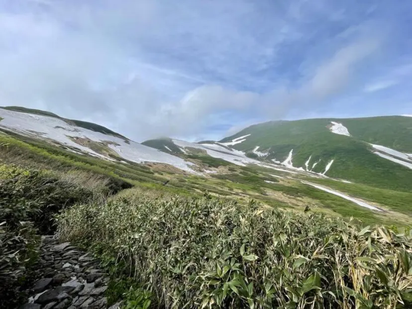 【山形】残雪は少ない...が雪まみれで登拝した2023年7月の月山
