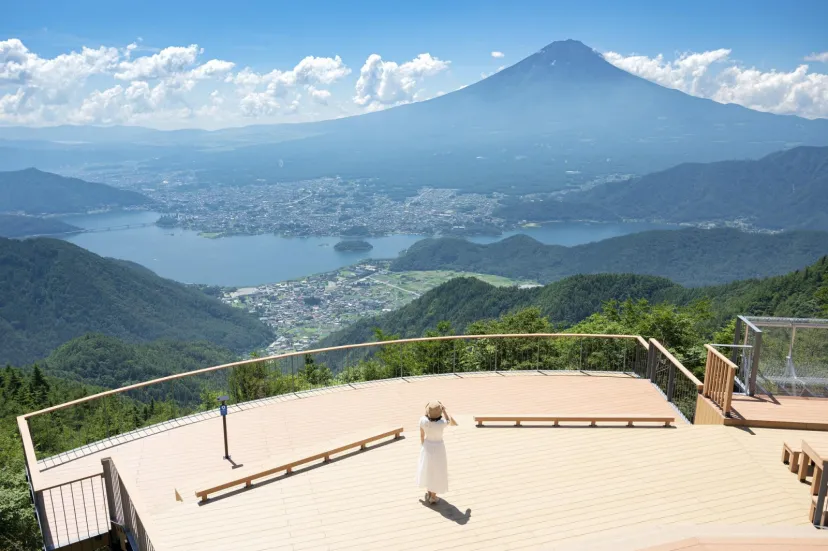 【山梨県】FUJIYAMAツインテラス から見る富士山と河口湖の絶景