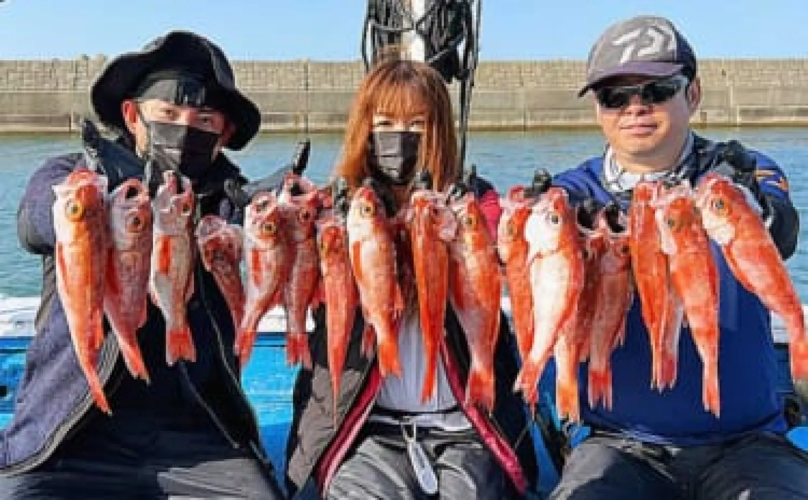 富山湾のアカムツ（ノドグロ）船が釣れる！【強神丸】釣友3人で合計20