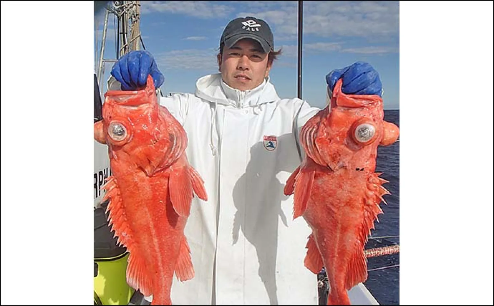 深海釣りで5kg頭に釣る人メヌケ3尾【千葉】ゲストのキンメでクーラー