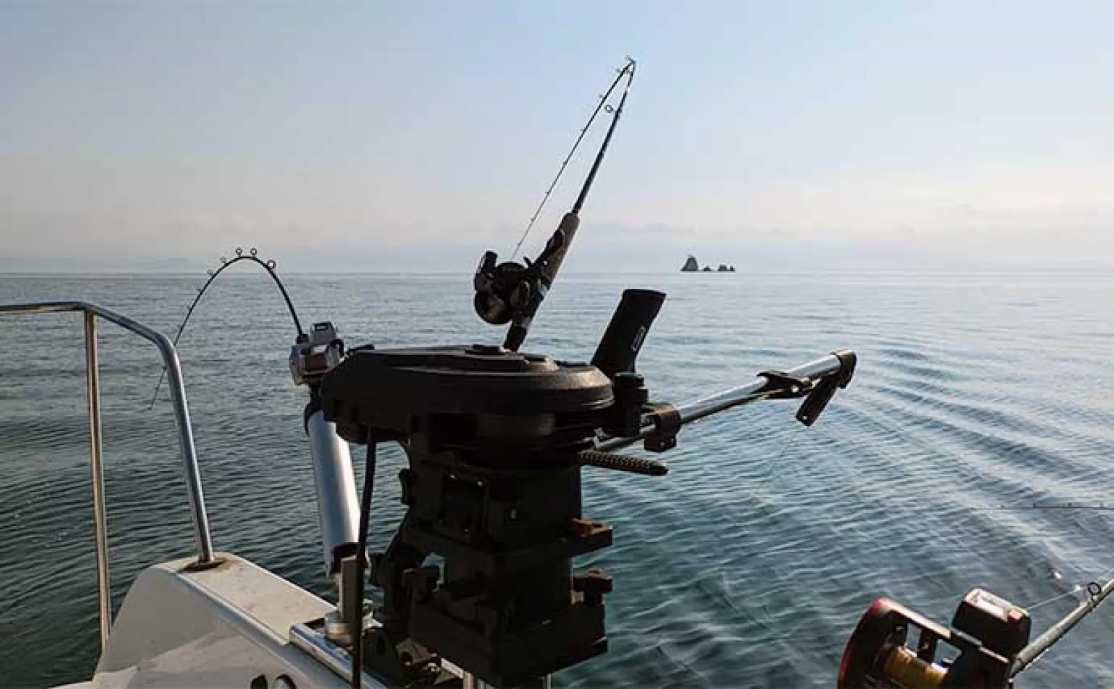 琵琶湖でのボートトローリングで55cmビワマス浮上 30cmの小型連発に 琵琶湖でのボートトローリングで55cmビワマス浮上 30cmの小型連発に