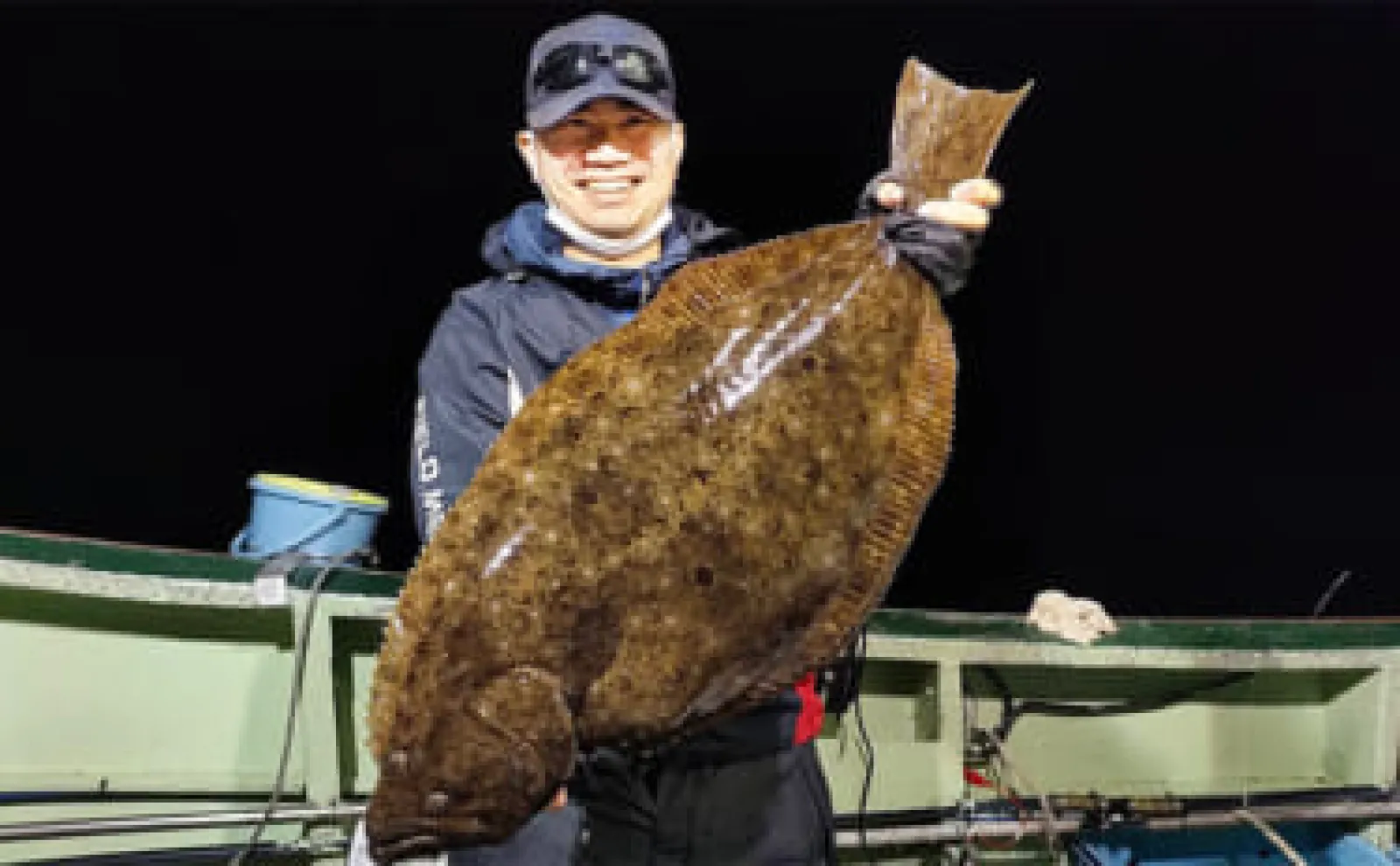 アジ泳がせ釣りで2kg級ヒラメ手中【新潟・直江津】仕掛けや活きエサの