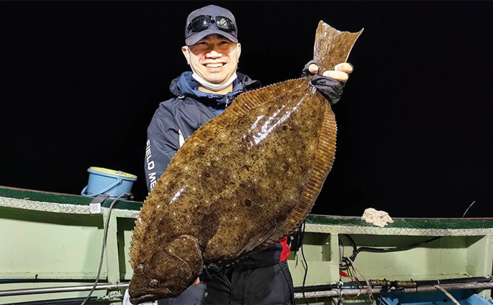 アジ泳がせ釣りで2kg級ヒラメ手中【新潟・直江津】仕掛けや活きエサの