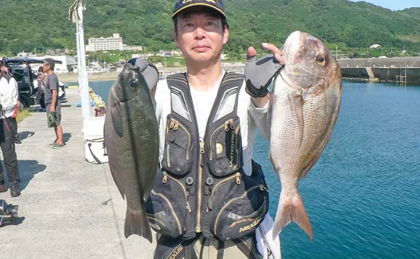 磯フカセ釣りで81cm筆頭に大型マダイ連続キャッチに成功！【山口