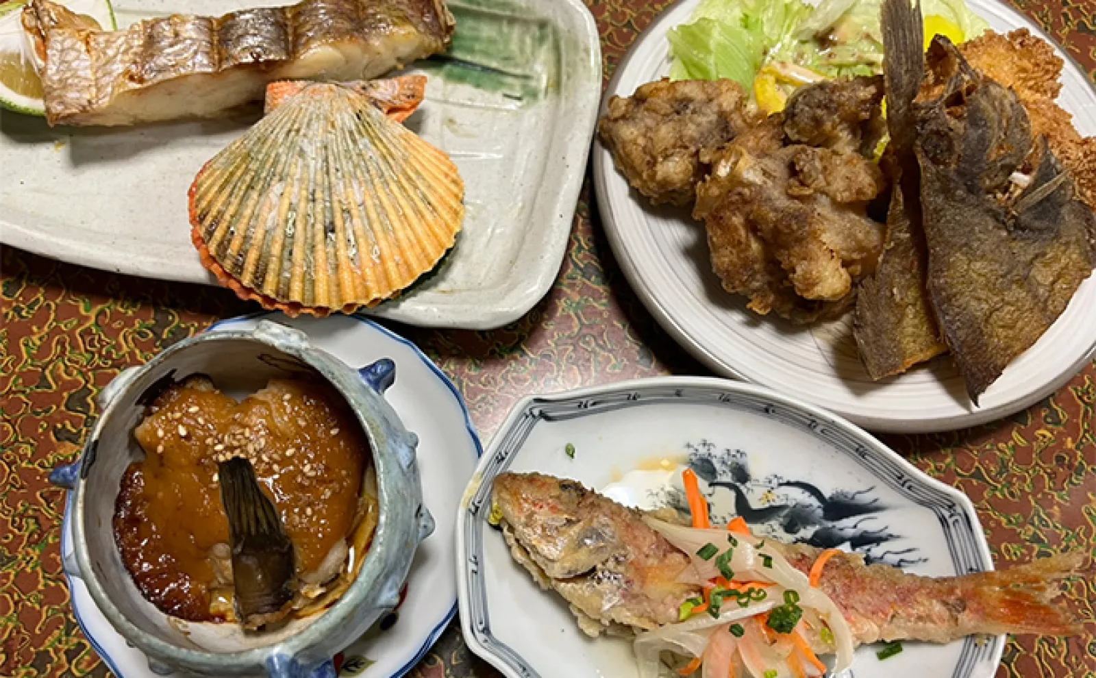 深島での磯フカセ釣りでカツオに良型イサキにオナガグレと多彩釣果に大