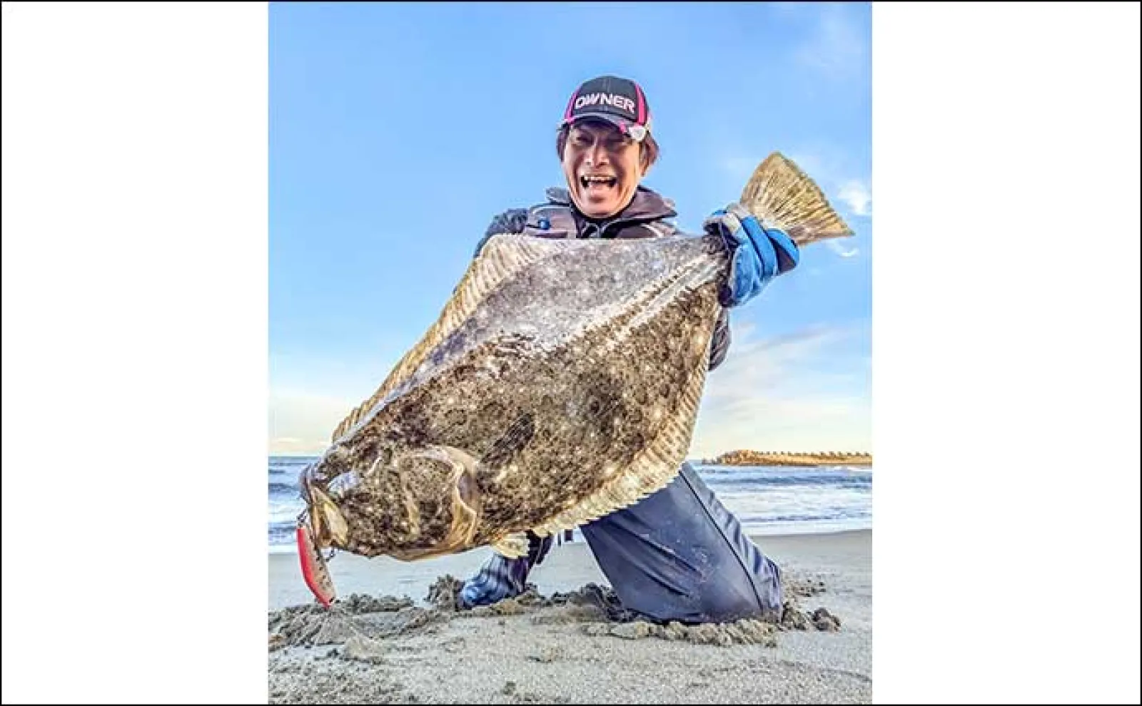 サーフでのルアーフィッシングで65cmヒラメ登場【茨城・鉾田】サラシ